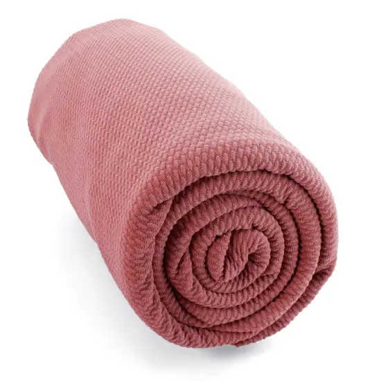 Solid 4 way Stretch Liverpool Bullet Fabric Rosy Mauve {1}