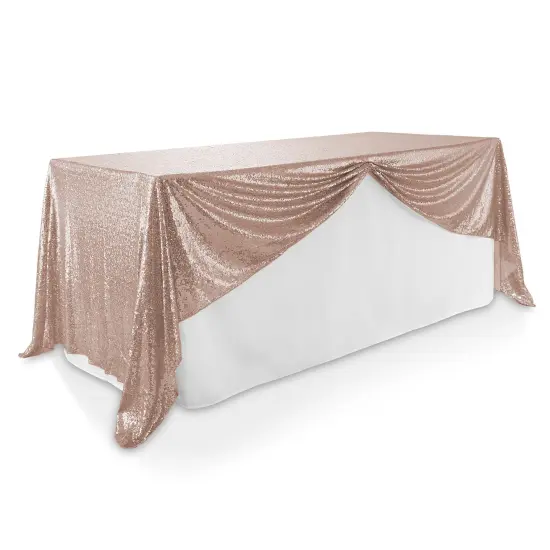 Lann's Linens Sequin Tablecloths, Overlay Covers and Table Runners {2}