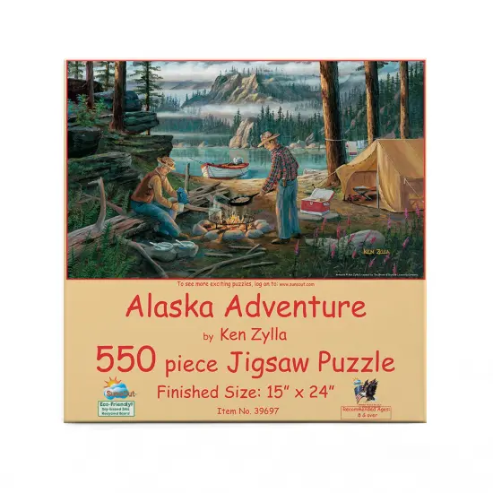Sunsout Alaska Adventure 550 pc Jigsaw Puzzle 39697 {4}