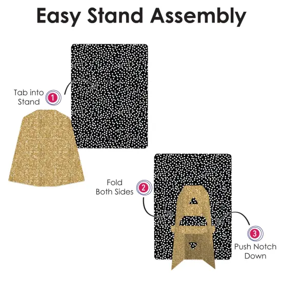 Big Dot of Happiness 1st Birthday Little Mr. Onederful - Boy First Birthday Party 4x6 Picture Display - Paper Photo Frames - Set of 12 {7}