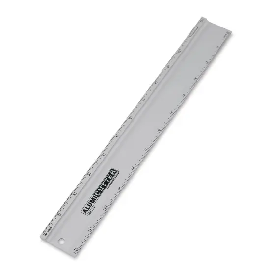 Alumicutter Ruler - 12", Silver {1}