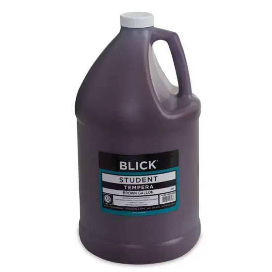 Blick Student Tempera Paint - Brown, 128 oz bottle {1}
