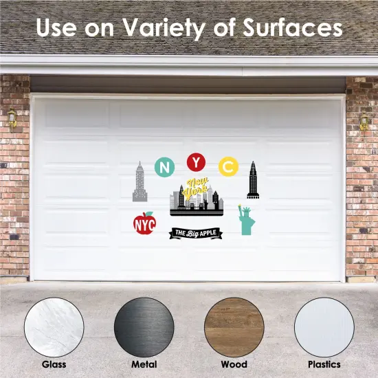 Big Dot of Happiness NYC Cityscape - Peel and Stick New York Skyline Vinyl Wall Art Stickers - Wall Decals - Set of 20 {6}