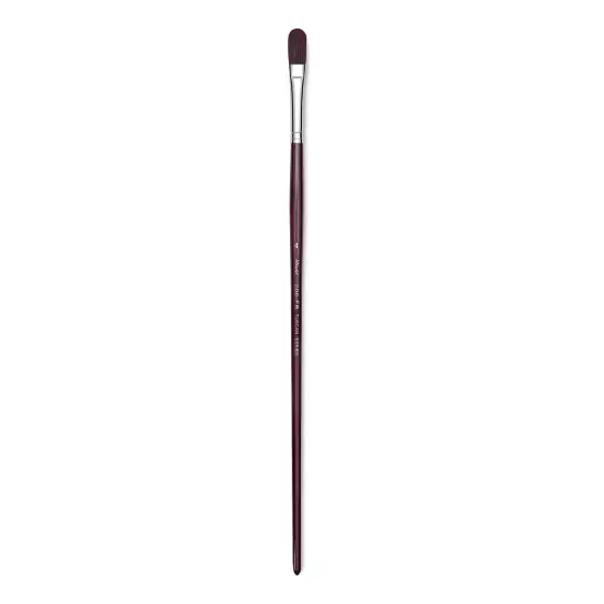 Utrecht Tuscan Synthetic - Filbert, Size 4, Long Handle {2}