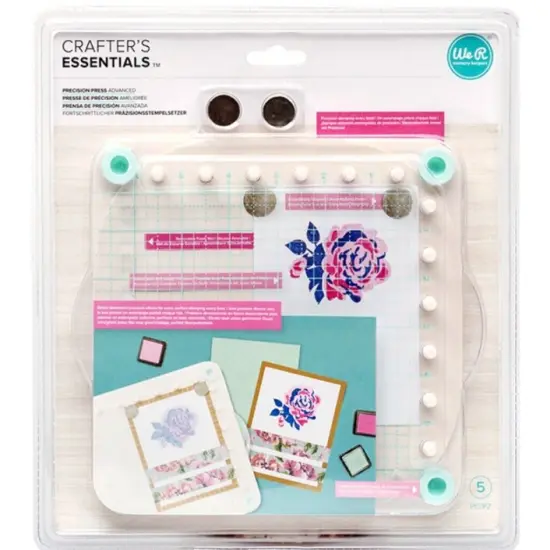 TOOL - We R Memory Keepers - PRECISION PRESS ADVANCED (5 PIECE) 660265 By American Crafts {2}