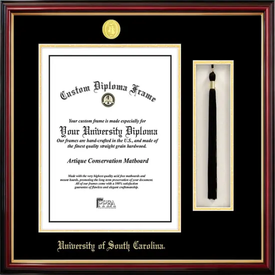 University of South Carolina 11w x 14h Tassel Box and Diploma Frame {1}