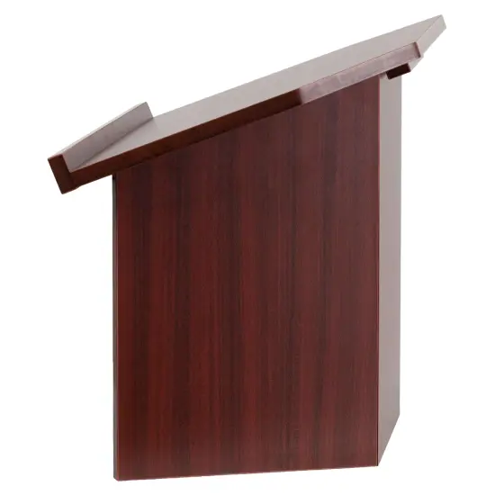 Emma and Oliver Foldable Tabletop Lectern Mahogany {5}