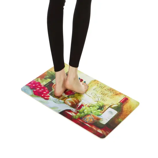 2-Pack Premium Comfort Kitchen Mats (Wine Table) {3}