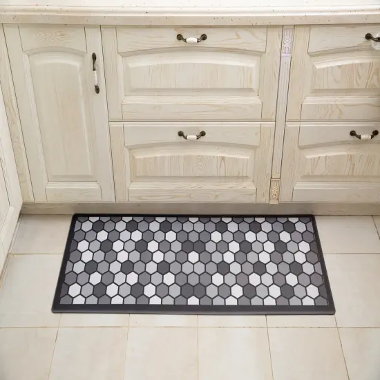 19.6 in. x 55 in. Anti-Fatigue Kitchen Runner Mat (Geo) {1}
