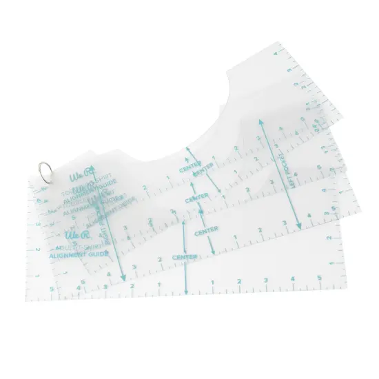 We R Memory Keepers - VINYL PRINT PRESS - T-SHIRT ALIGNMENT GUIDES (6 PIECE) 60000772 by American Crafts {2}