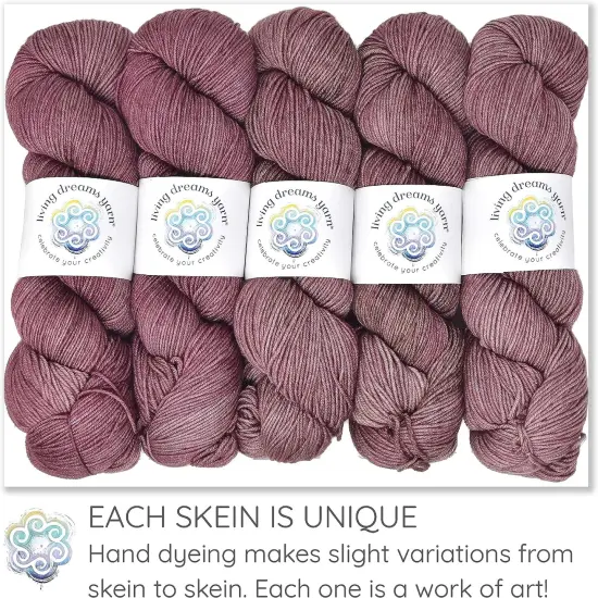 Living Dreams Yarn Galilea: Colorful Superwash Merino Sock Yarn. Super Soft and Strong. Hand Dyed to Perfection Capricorn {4}