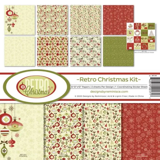 Reminisce Retro Christmas Collection Kit {1}