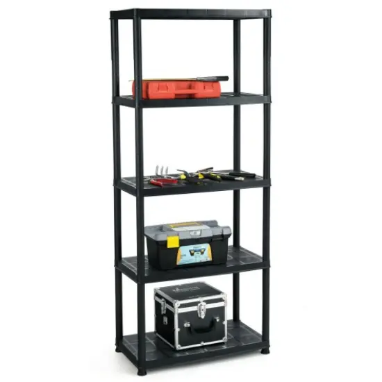 5-Tier Storage Shelving Unit Heavy Duty Rack for Kitchen Room Garage to Save Space {3}