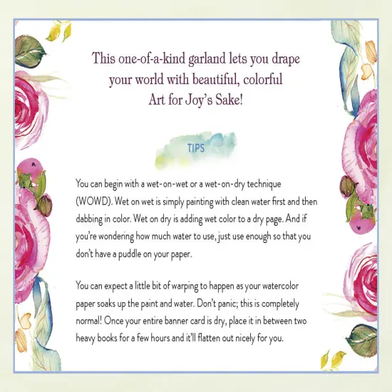 Paint-Your-Own Watercolor Garland {2}