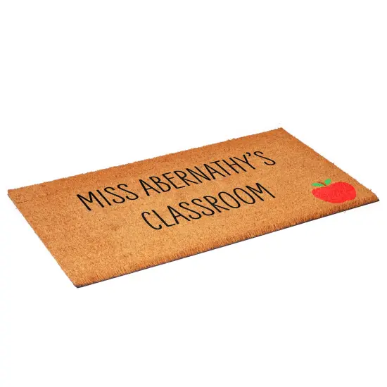 Personalized Miss Classroom Doormat {4}