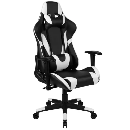 Emma and Oliver Z200 Gaming Chair Racing Office Ergonomic Computer PC Chair with Reclining Back Black {1}