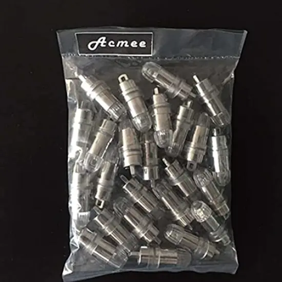 Non-Blinking Water Proof LED Mini Light Light up Paper Lanterns,Balloons,or Vase for Birthday Party or Wedding Decoration (Blue, Pack of 24) {3}