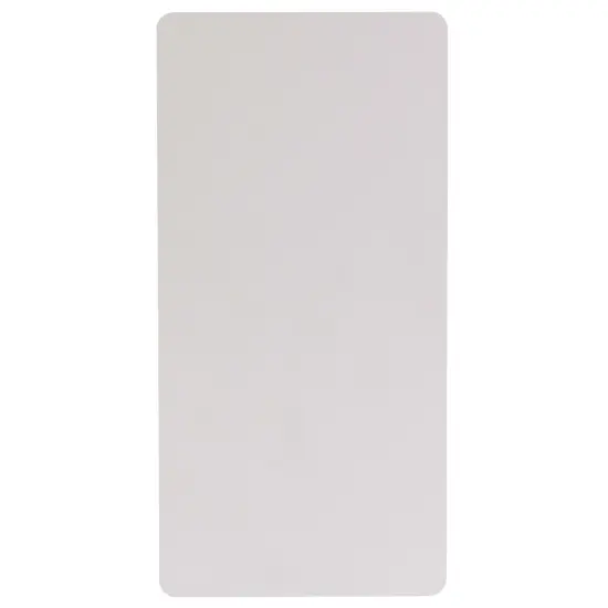 Emma and Oliver 4-Foot Plastic Folding Table White {5}