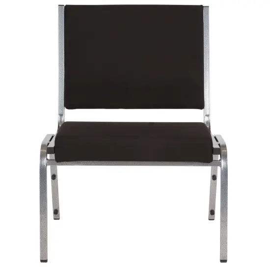 Emma and Oliver 1000 lb. Rated Antimicrobial Bariatric medical Reception Chair Black Vinyl {7}
