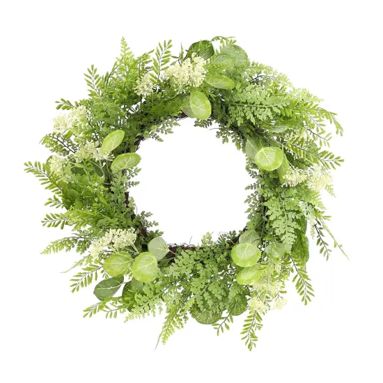 Mixed Foliage Wreath {1}