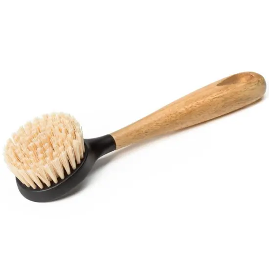 Lodge Durable and Comfortable Nylon Scrubbing Brush for Cast Iron Cookware {1}