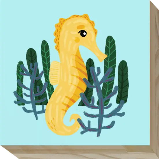 Under the Sea Nursery Wood Wall D&eacute;cor Set {5}