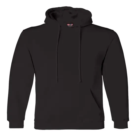 Bayside&reg; USA-Made Hooded Sweatshirt Black {1}