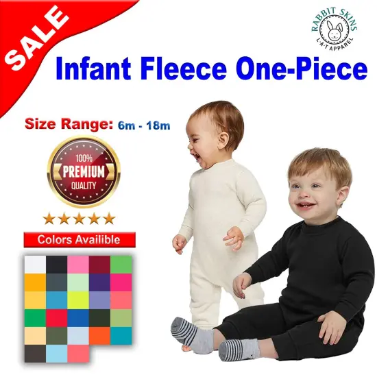 Rabbit Skins&reg; Infant Fleece One-Piece - 4447 Red {2}