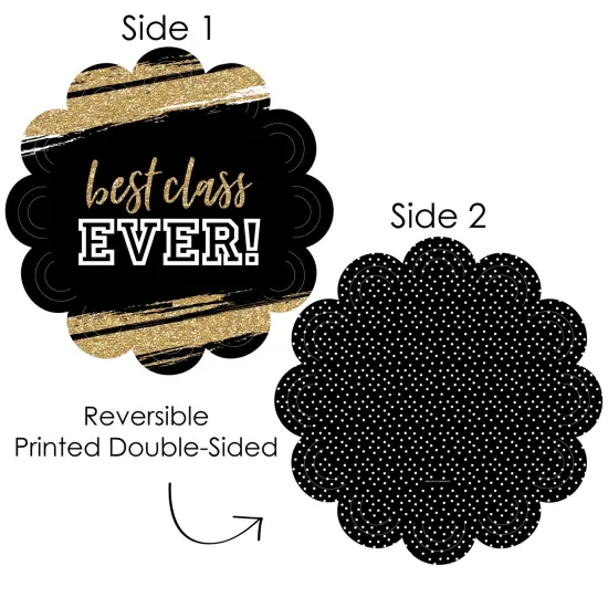 Big Dot of Happiness Reunited - School Class Reunion Party Round Table Decorations - Paper Chargers - Place Setting For 12 {4}