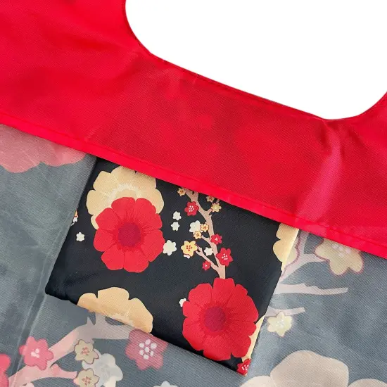 Wrapables AllyBag Collection Reusable Shopping Bag Midnight Floral {3}