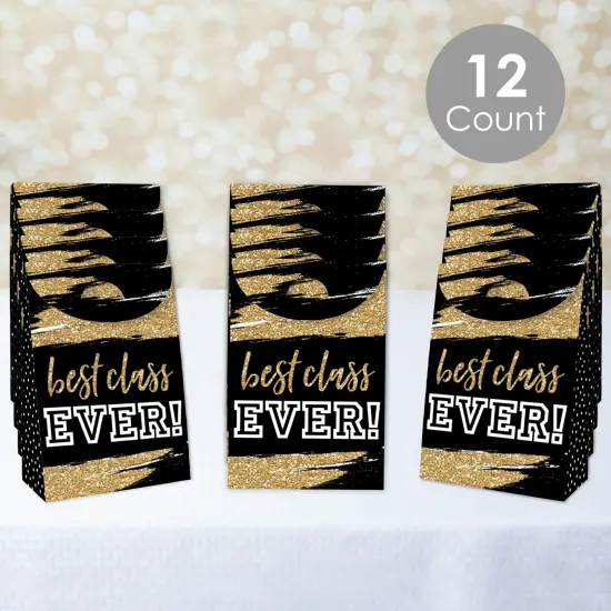 Big Dot of Happiness Reunited - School Class Reunion Gift Favor Bags - Party Goodie Boxes - Set of 12 {3}