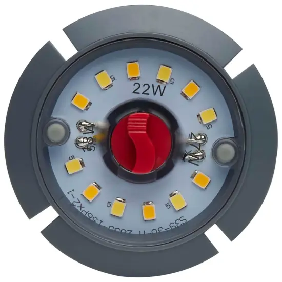 Satco LED HID Replacement 27/22/18 Wattage & CCT Selectable Mogul Base 100-277V Warm to Cool White {4}