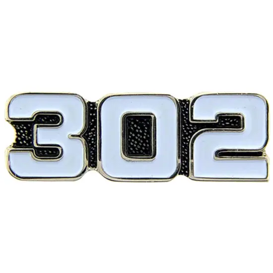 EagleEmblems P05955 PIN-CAR,Number,302 (1'') {1}