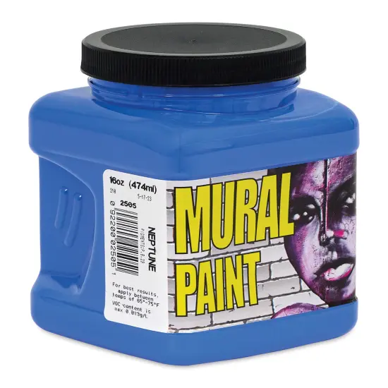 Chroma Acrylic Mural Paint - Neptune, 16 oz Jar {1}