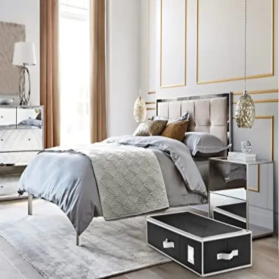 Christmas Wrapping Paper Storage Bag w/Useful Pockets for Xmas Accessories, Fits upto 24 Rolls, Underbed Storage for Holiday Decorations, Large Capacity Storage Box, 1 Count (Pack of 1) {3}