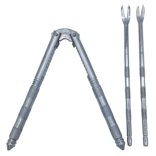 Classic Crab, Shellfish, and Nut Cracker with 2 Forks {2}