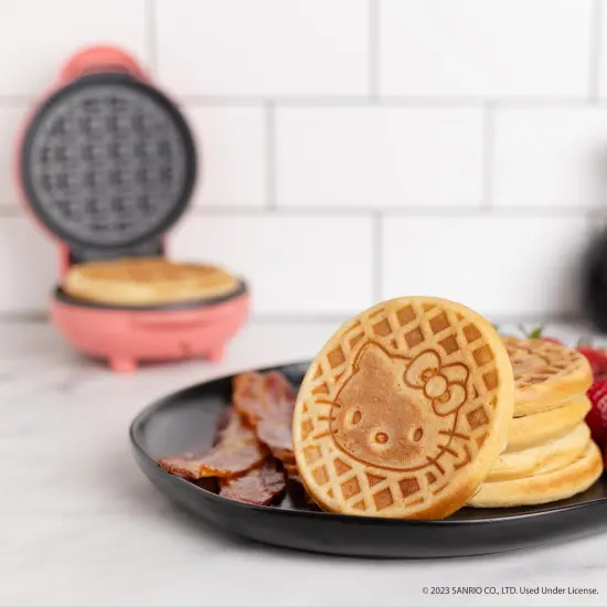 Uncanny Brands Hello Kitty Mini Waffle Maker {2}