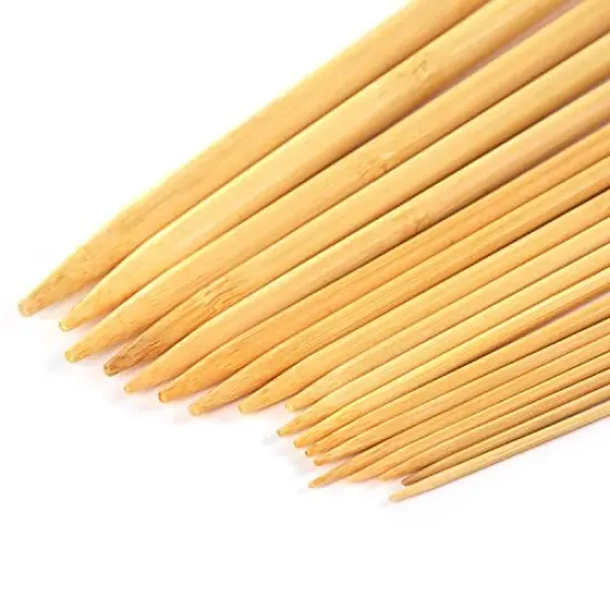 36 PCS Bamboo Knitting Needles Set (18 Sizes From 2.0mm to 10.0mm) {4}