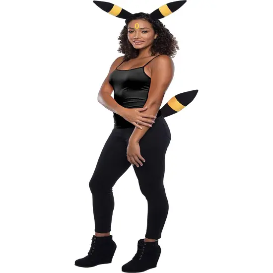 Dark Pokemon Umbreon Eeveelution Costume Accessory Kit {1}