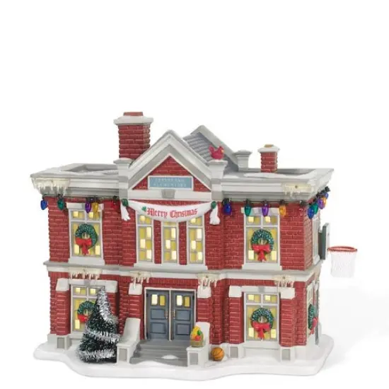 Department 56 Department 56 A Christmas Story Elementary School Lighted Building #805029 Red {1}