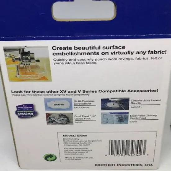 Brother SA280 Felting Needle Attachment {2}