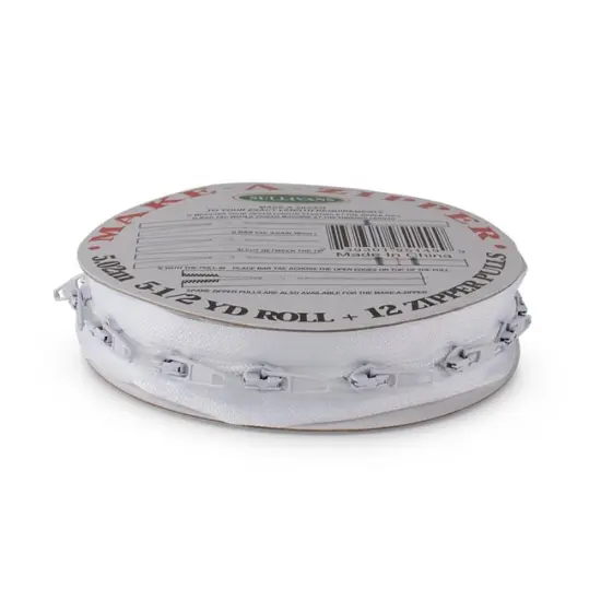 Make-A-Zipper White {1}