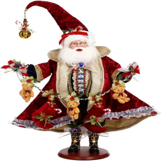 Mark Roberts Mark Roberts Joy of Christmas Santa Figurine - 24.5" Red {1}