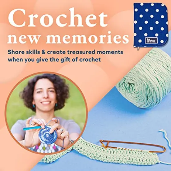 Crochet Hooks Kit - 31 Piece Set with 9 Ergonomic Hook Sizes, 6 Yarn Needles, Additional Knitting & Crochet Supplies and Carrying Case {4}