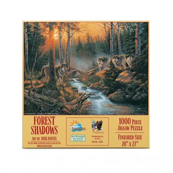 Sunsout Forest Shadows 1000 pc Jigsaw Puzzle 26218 {4}