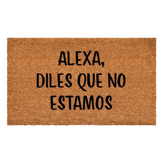 Alexa, diles que no estamos Doormat {3}