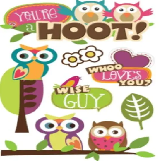 Paper House You're A Hoot Dimensional Stickers {1}