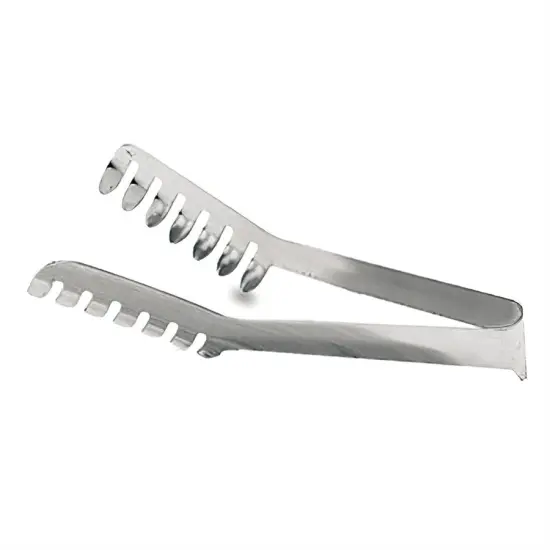 8-inch Spaghetti Tongs in Stainless Steel {1}
