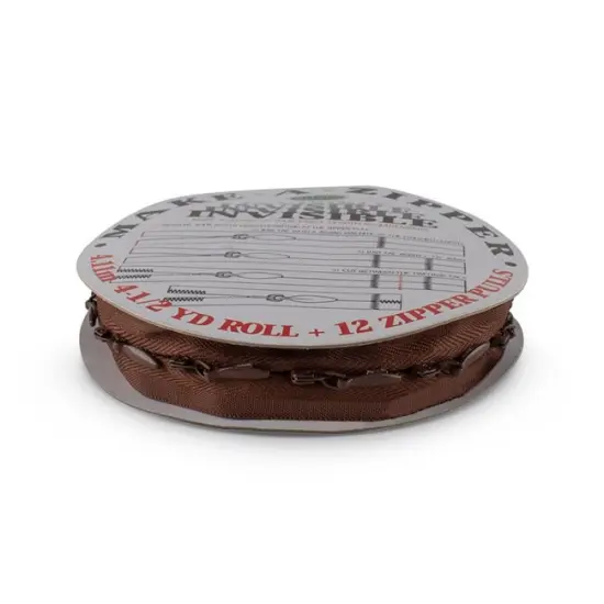 Invisible Make-A-Zipper Brown {1}