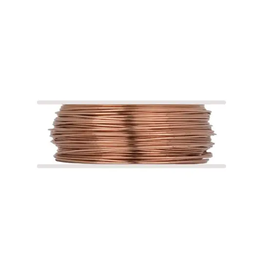 JewelrySupply Copper Dead Soft Wire Round 22 Gauge (20 Foot) {1}